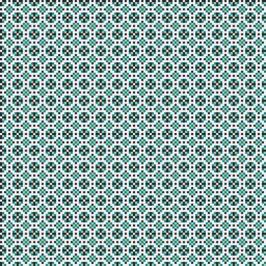 Soyut çapraz desenli üretken hesaplama sanatı çizimi