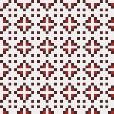 Soyut çapraz desenli üretken hesaplama sanatı çizimi