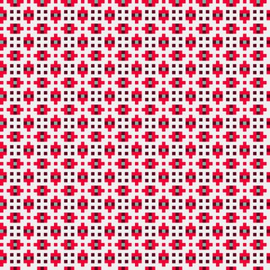 Soyut çapraz desen, üretken hesaplama sanatı, vektör illüstrasyonu 