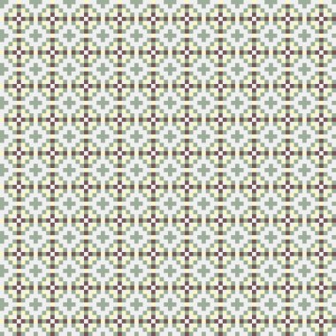 Soyut Geometrik Desen, üretken hesaplama sanatı çizimi