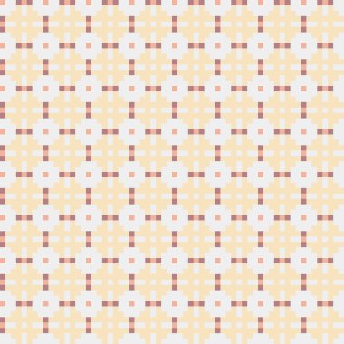 Soyut çapraz desenli üretken hesaplama sanatı çizimi