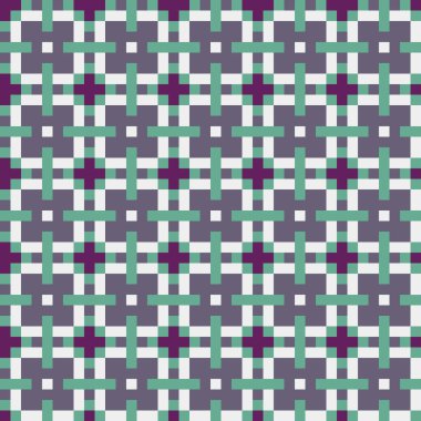 Soyut çapraz desenli üretken hesaplama sanatı çizimi 