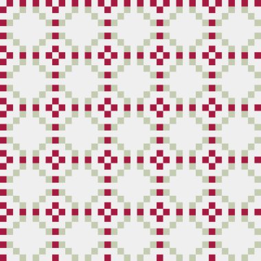 Soyut çapraz desen, üretken hesaplama sanatı, vektör illüstrasyonu 