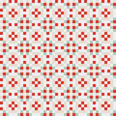 Soyut Geometrik Desen, üretken hesaplama sanatı çizimi