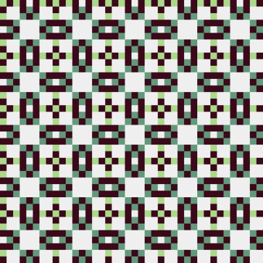 Soyut çapraz desen, üretken hesaplama sanatı illüstrasyonu