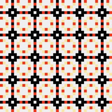 Soyut çapraz desen, üretken hesaplama sanatı illüstrasyonu