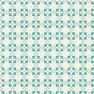 Soyut Geometrik Desen, üretken hesaplama sanatı, vektör illüstrasyonu  