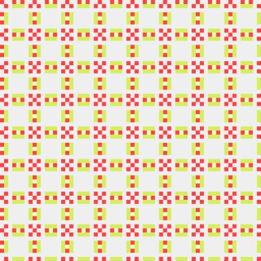 Soyut Geometrik Desen, üretken hesaplama sanatı çizimi