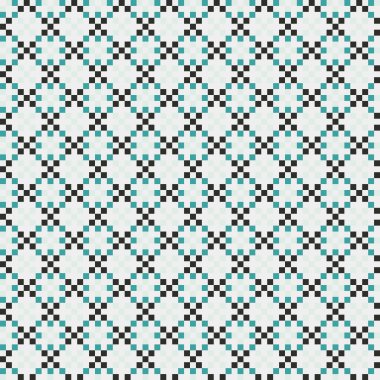 Soyut Geometrik Desen, üretken hesaplama sanatı çizimi