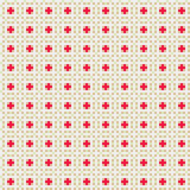 Soyut çapraz desenli üretken hesaplama sanatı çizimi