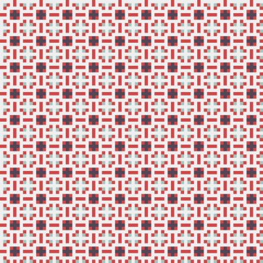 Soyut Geometrik Desen, üretken hesaplama sanatı, vektör illüstrasyonu  