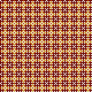 Soyut çapraz desen, üretken hesaplama sanatı, vektör illüstrasyonu 