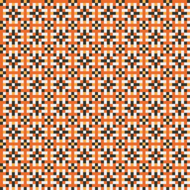 Soyut çapraz desenli üretken hesaplama sanatı çizimi 