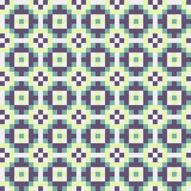 Soyut Geometrik Desen, üretken hesaplama sanatı çizimi