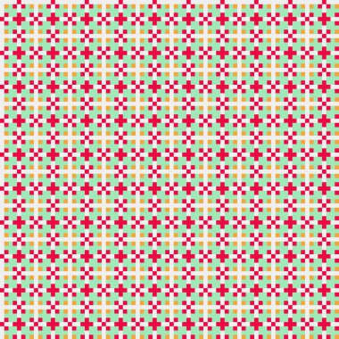 Soyut Geometrik Desen, üretken hesaplama sanatı çizimi