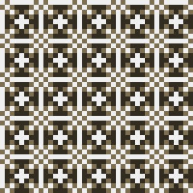 Soyut Geometrik Desen, üretken hesaplama sanatı çizimi