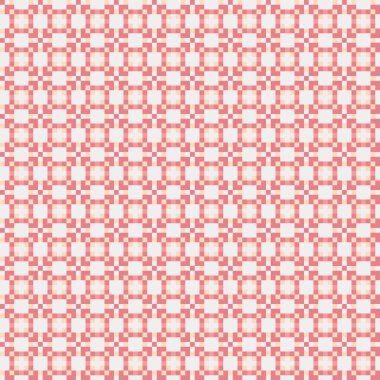 Soyut çapraz desen, üretken hesaplama sanatı, vektör illüstrasyonu 