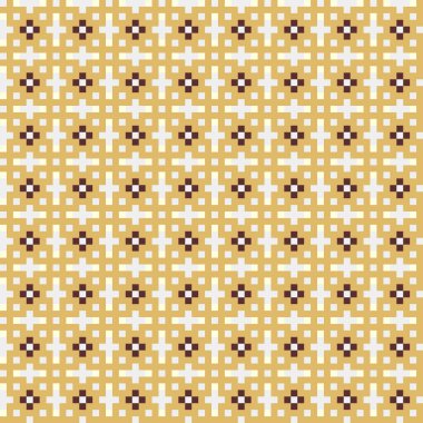 Soyut çapraz desenli üretken hesaplama sanatı çizimi 