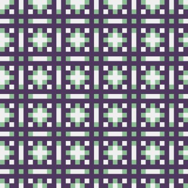 Soyut Geometrik Desen, üretken hesaplama sanatı çizimi