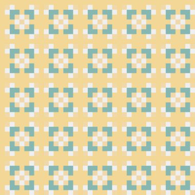 Soyut çapraz desen, üretken hesaplama sanatı, vektör illüstrasyonu 