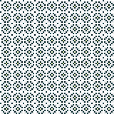 Soyut Geometrik Desen, üretken hesaplama sanatı çizimi