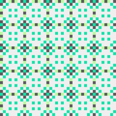 Soyut Geometrik Desen, üretken hesaplama sanatı çizimi