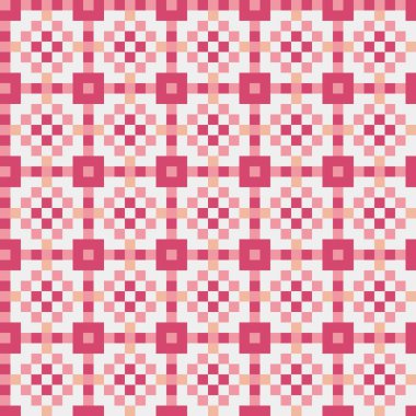 Soyut çapraz desen, üretken hesaplama sanatı, vektör illüstrasyonu 