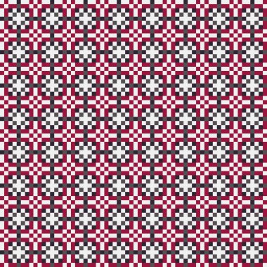 Soyut çapraz desenli üretken hesaplama sanatı çizimi 