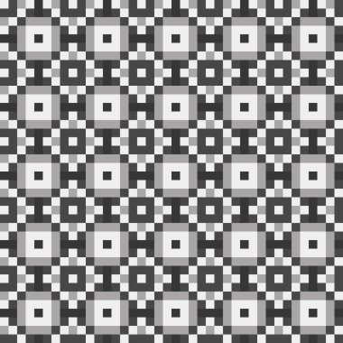 Soyut çapraz desen, üretken hesaplama sanatı, vektör illüstrasyonu 