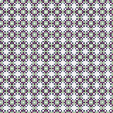 Soyut çapraz desen, üretken hesaplama sanatı, vektör illüstrasyonu 