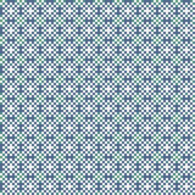 Soyut çapraz desen, üretken hesaplama sanatı, vektör illüstrasyonu 