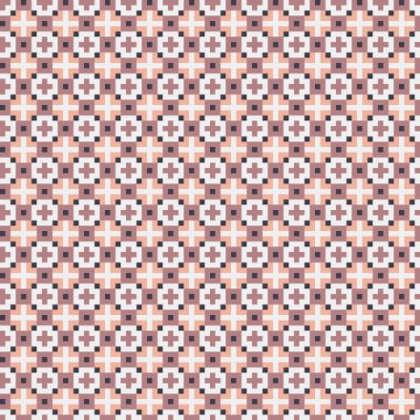 Soyut çapraz desen, üretken hesaplama sanatı, vektör illüstrasyonu 