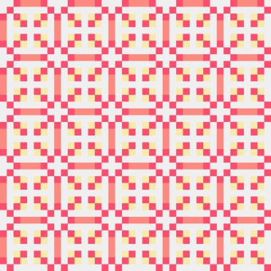 Soyut çapraz desenli üretken hesaplama sanatı çizimi 