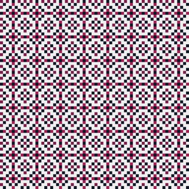 Soyut çapraz desen, üretken hesaplama sanatı illüstrasyonu