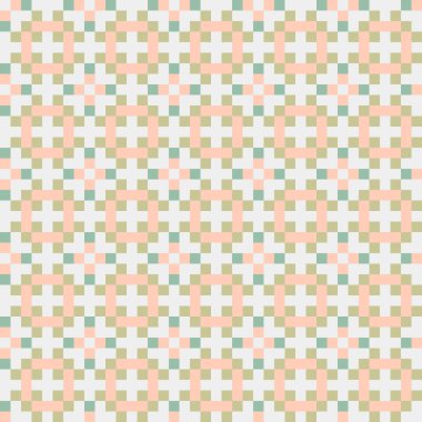 Soyut çapraz desen, üretken hesaplama sanatı, vektör illüstrasyonu 