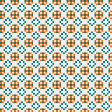 Soyut çapraz desenli üretken hesaplama sanatı çizimi