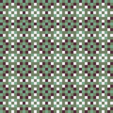 Soyut çapraz desenli üretken hesaplama sanatı çizimi 