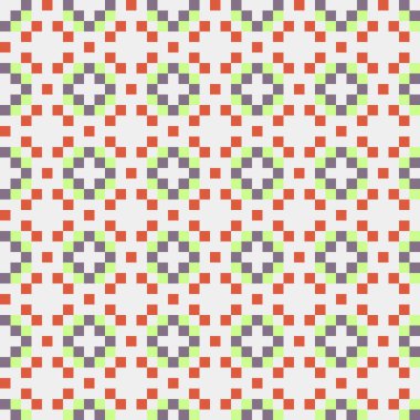 Soyut çapraz desen, üretken hesaplama sanatı, vektör illüstrasyonu 