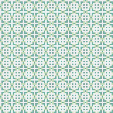 Soyut çapraz desen, üretken hesaplama sanatı, vektör illüstrasyonu 