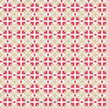 Soyut çapraz desen, üretken hesaplama sanatı, vektör illüstrasyonu 