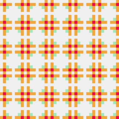 Soyut Çapraz Desen Vektör Sanatı Çizimi