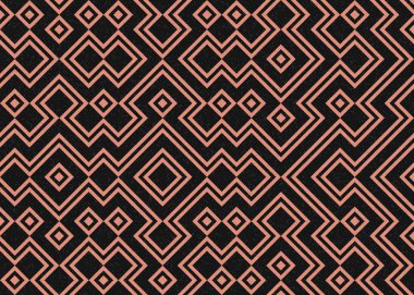 Soyut Geometrik Desen, üretken hesaplama sanatı çizimi