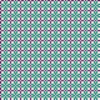 Soyut çapraz desenli üretken hesaplama sanatı çizimi 