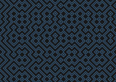 Soyut Geometrik Desen, üretken hesaplama sanatı çizimi