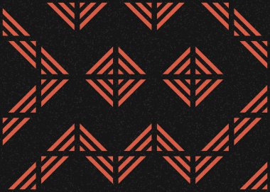 Soyut Geometrik Desen, üretken hesaplama sanatı çizimi