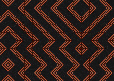 Soyut Geometrik Desen, üretken hesaplama sanatı çizimi