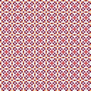 Soyut çapraz desen, üretken hesaplama sanatı illüstrasyonu