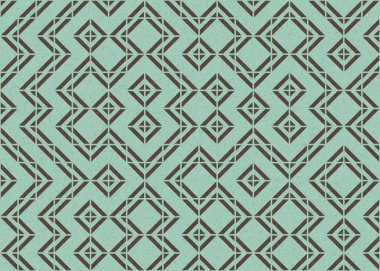 Soyut Geometrik Desen, üretken hesaplama sanatı çizimi