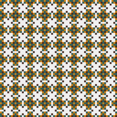 Soyut Geometrik Desen, üretken hesaplama sanatı çizimi