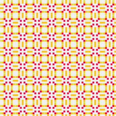 Soyut çapraz desenli üretken hesaplama sanatı çizimi